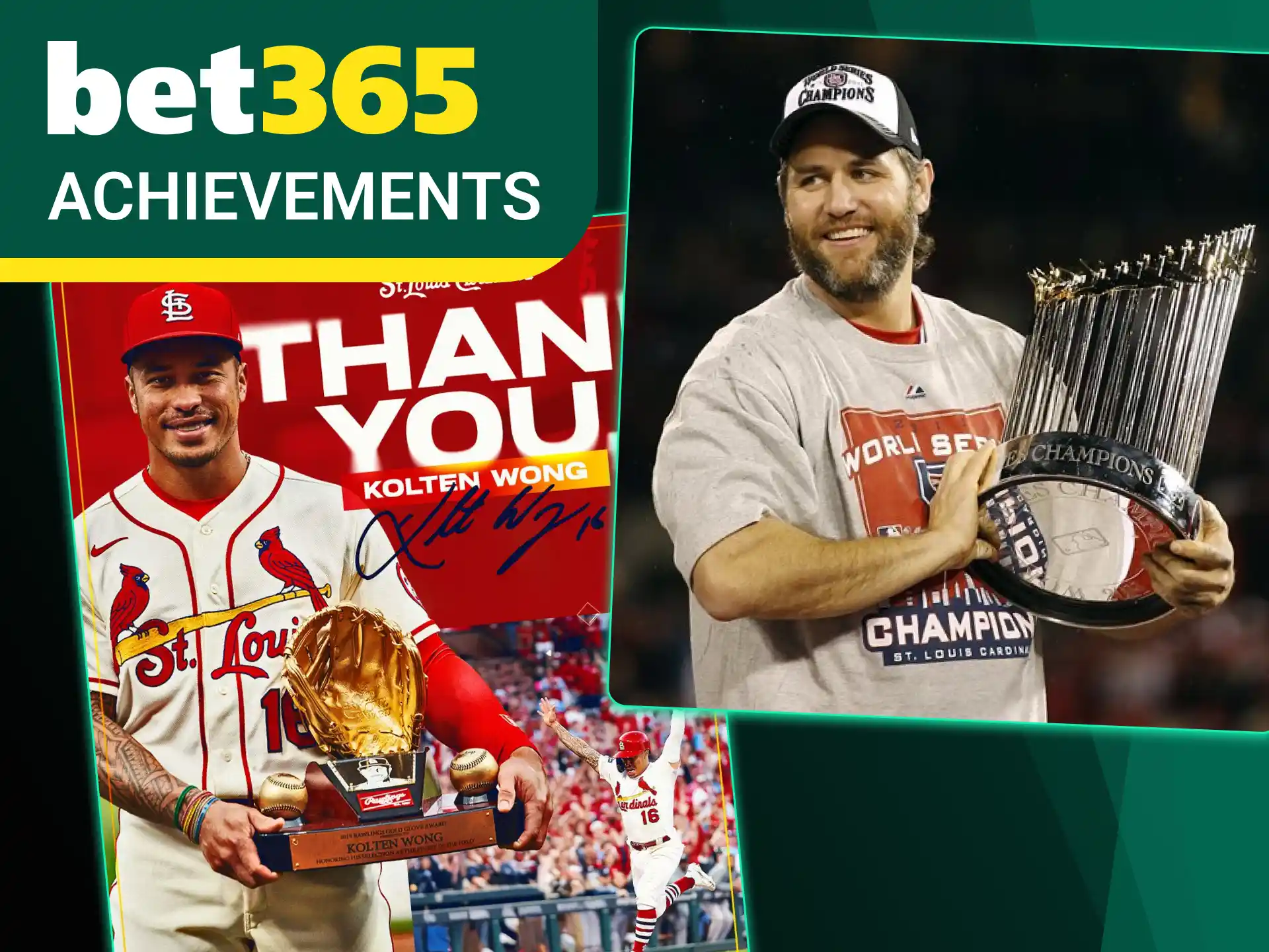 Check the incredible bet365 partners St Louis Cardinals achievements.